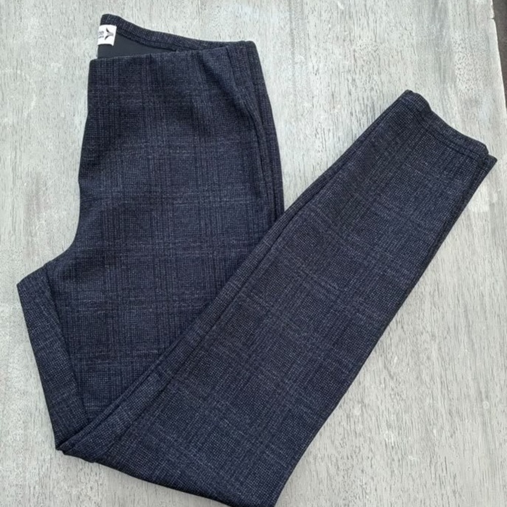 Nanette Lepore Grey Textured Pull On Leggings Slim Fit Pants Small